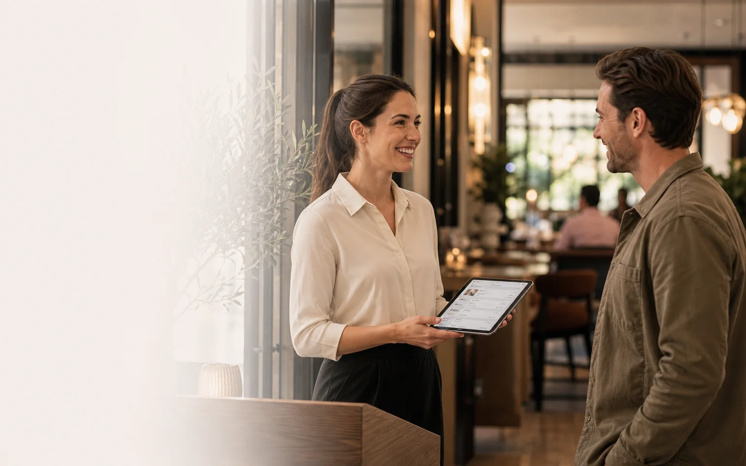 10Seat guest CRM profile with visit history and spend